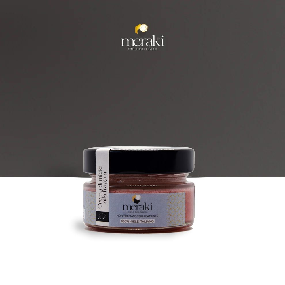 Crema di miele alla fragola