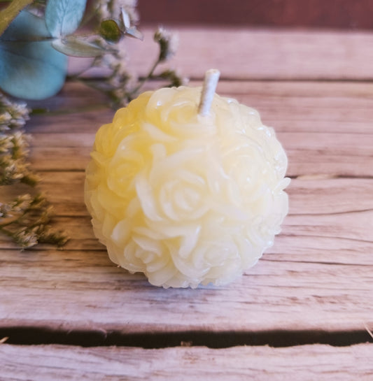 Candela sfera rose - piccola