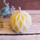 Sfera prisma candela in cera d'api